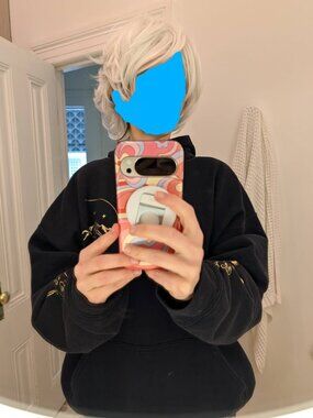 Short White/Grey/Silver Anime Style Wig